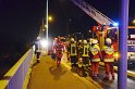 Einsatz BF Hoehenretter Koelner Seilbahn Hoehe Zoobruecke P2642